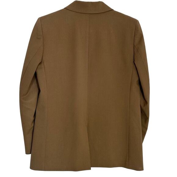 Lafayette 148 New York Whitney Wool Blend Blazer | Brown Green | SZ 4 - Picture 4 of 11